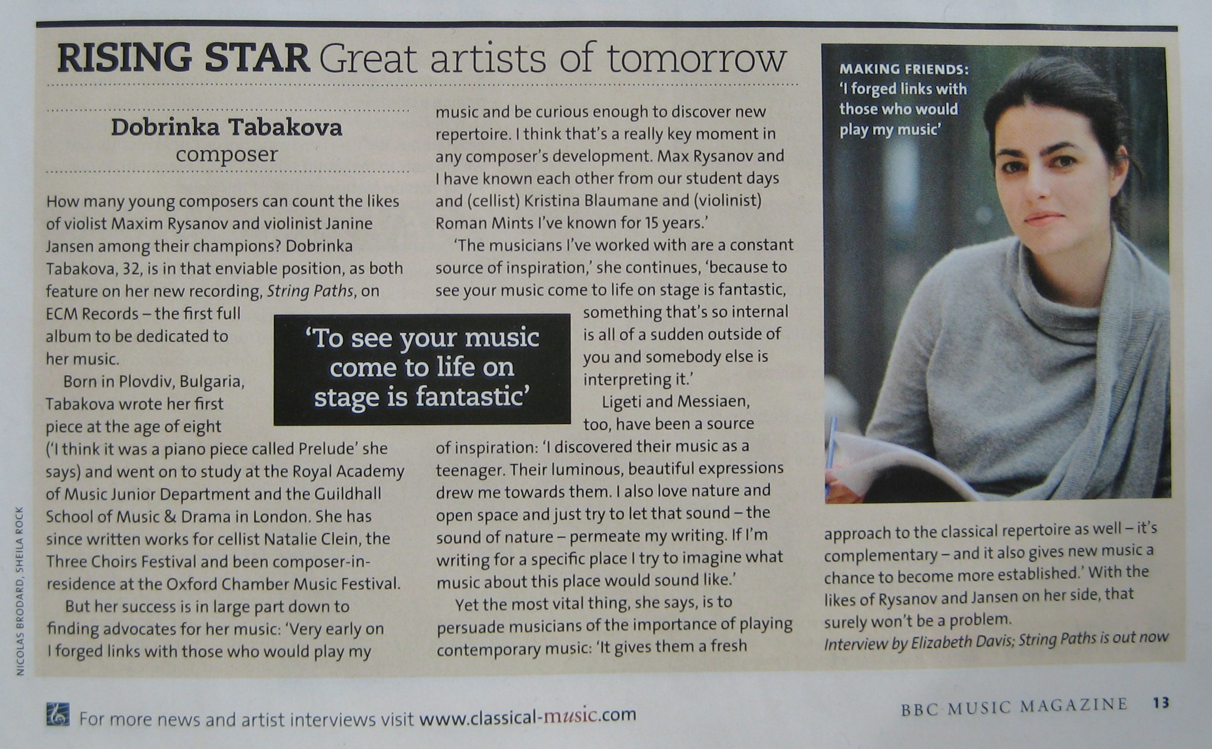 Dobrinka Tabakova Viquipèdia, l'enciclopèdia lliure